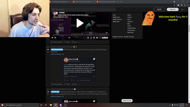 xQc on Adin Ross H3 Podcast