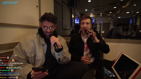 Great ending to a night, karaoke