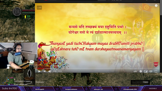 Man translates ancient sanskrit live