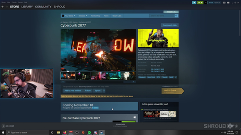 Shroud Talks about what he hates about Singleplayer game launches