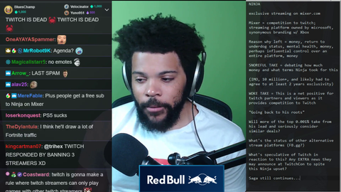 Trihex censors himself for advocating users to check out mixer.