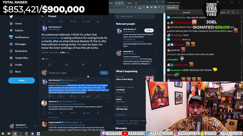 There are some accusations that softgiving could take 50% of the charity money Hasan has raised.