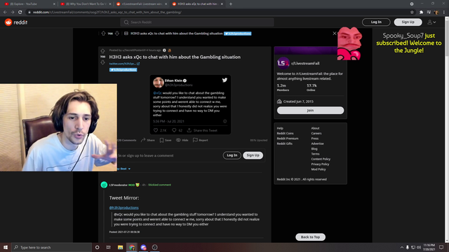 "I am more against gamba than most people who against gamba are" - xQc