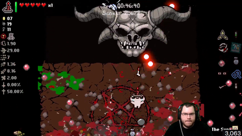 Cobalt clears every major unlock (386~) on a Binding of Isaac file without a single death.