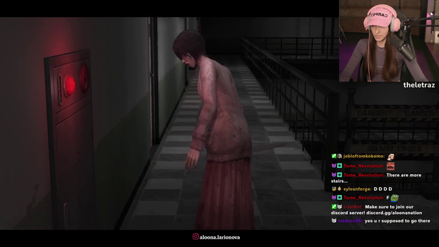 lady streamer's chat has perfect timing