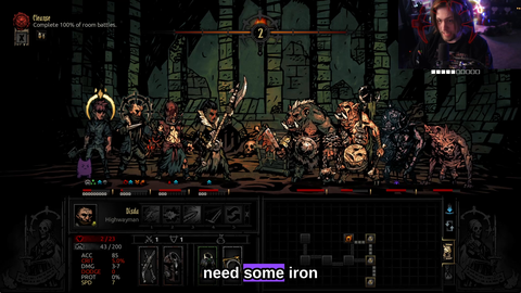 Sodapoppin's Darkest Dungeon moment