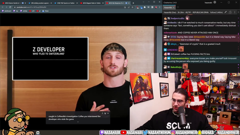 Logan Paul calls out Coffeezilla for citing the felon that Logan hired as a source