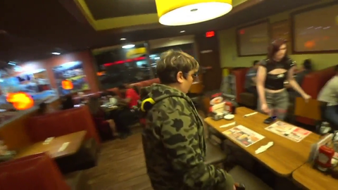Amouranth forces to sit next to Soda.
