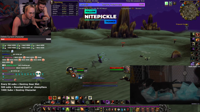 After 32 days live, small streamer finally hits maximum level in hardcore WoW