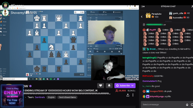 Hans being loud pt.2 LULW