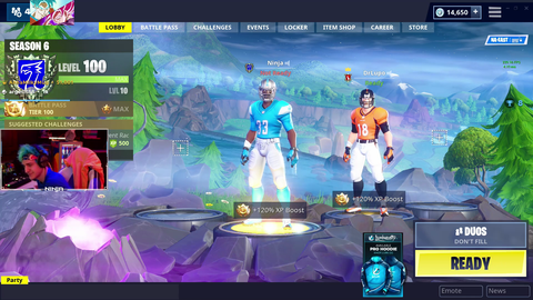 Ninja salty Summit1g got his Fortnite skin first