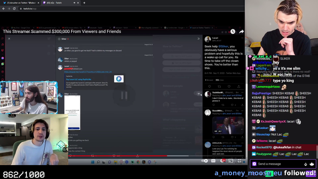 xQc is going to give lukeafk the money sliker gambled away