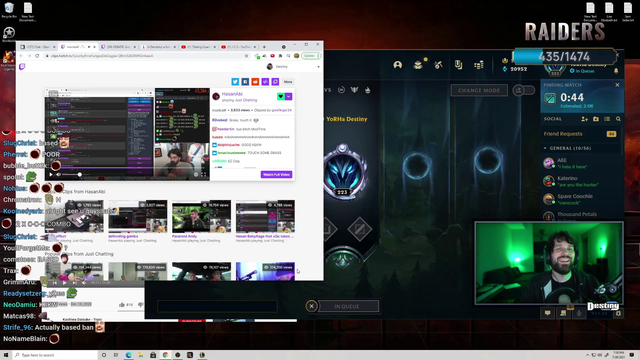 Destiny on the Hasan banning clip