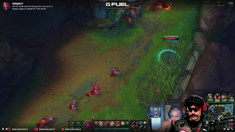 Dr. Disrespect checks out Tyler1's stream