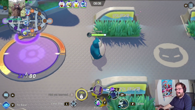 Dunkey has a gamer moment in Pokémon Unite