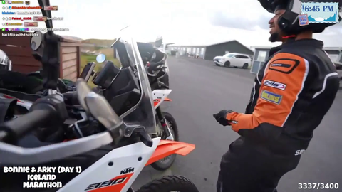 Arky & Bonnie (Day 1) Iceland Motorcycle Marathon..