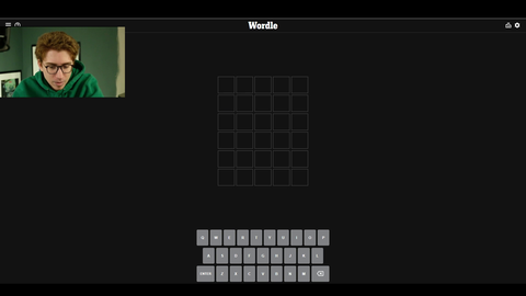 Clint attempts the new Wordle puzzle