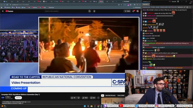 Hasan makes an appearance at the Republicans Midterm Convention