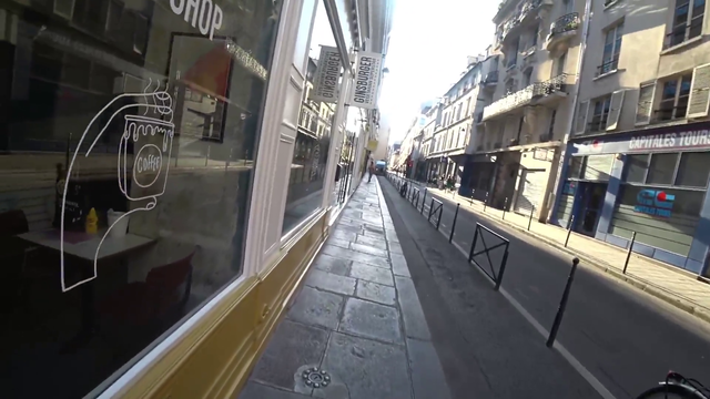 Esfand enjoys a gulp of water in paris