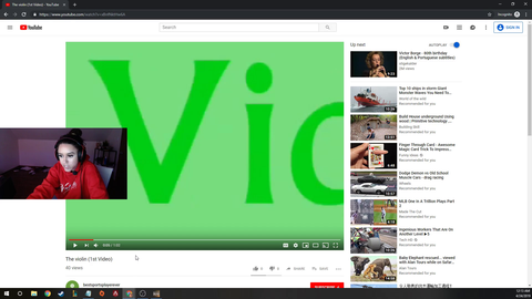 Tyler1's Girlfriend Macailya shows her first Video 9 years ago