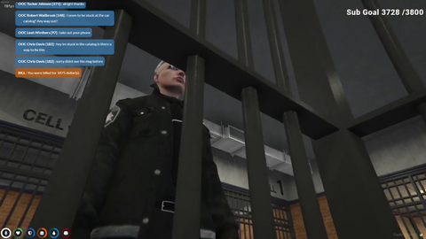 Judd takes cop to jail with him