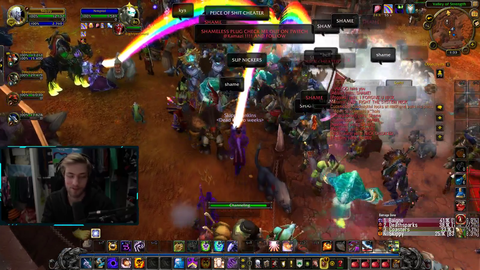 Sodapoppin reenacting the walk of shame from GoT