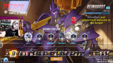 xQc going SquadW