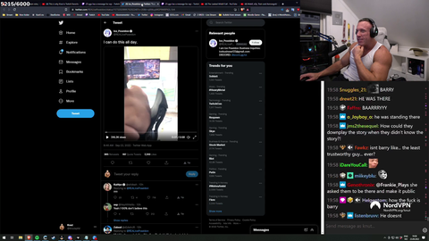 Knut on Barry after the Twitter post