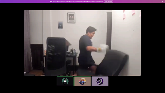 guy showing off his punching skills