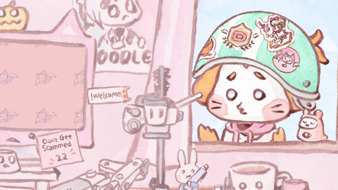 Streamer animates her own Barbie-esque world that her characters live in