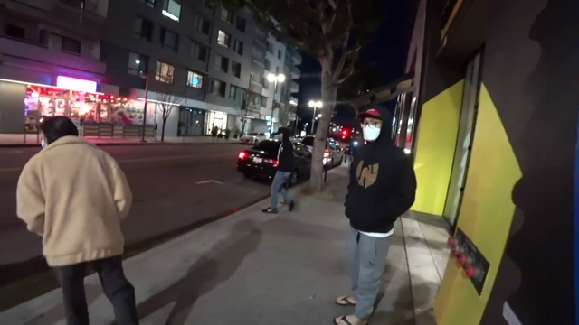 Coronavirus in the streets of LA.