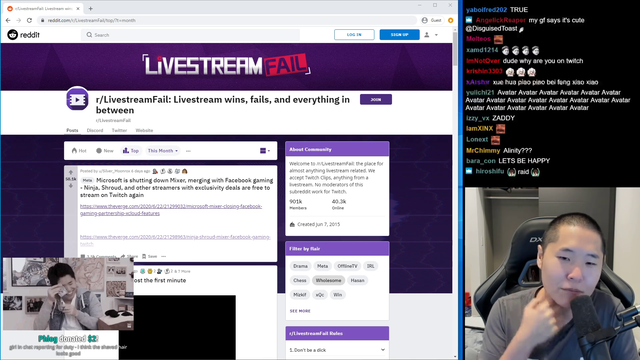Toast is going to do a code off with Michael Reeves