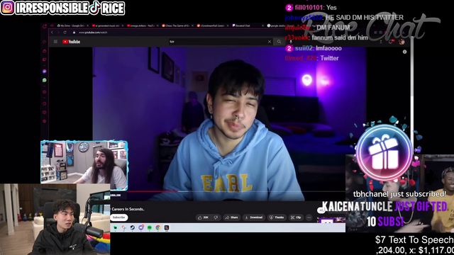 Ricegum react to Moistcritikal for the first time, calling him his least favorite person on the platform, and the biggest L