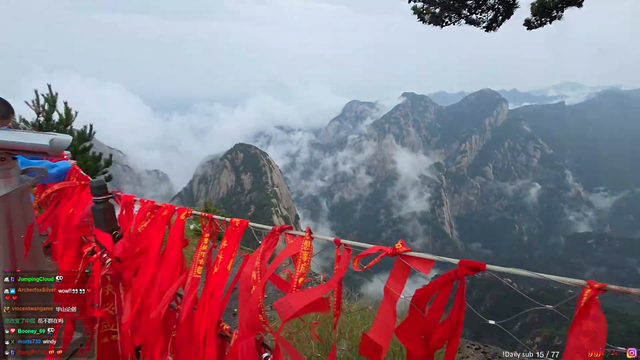 Amazing views at Mount Huashan, China.