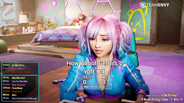CodeMiko discussing groundbreaking innovative ideas with her Twitch manager.