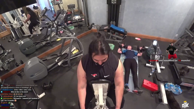 Esfand’s workout stream is off to a great start