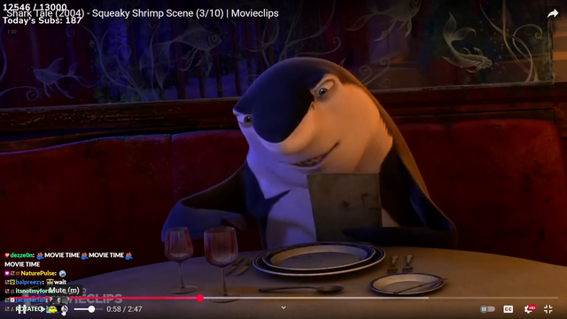 Emily did VA in Shark Tale as the Squeaky Shrimp