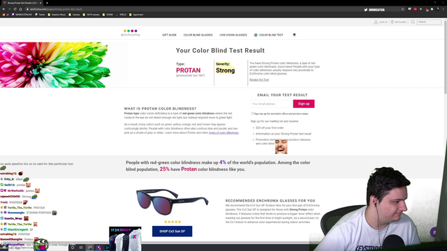 Colorblind Mout Has Trouble With Test