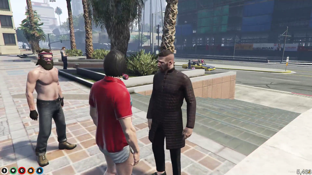 Customer confronts Rob outside