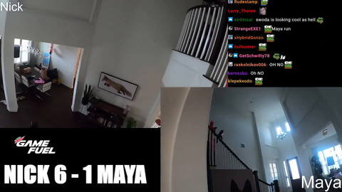 Nick rapid fires Maya in the war