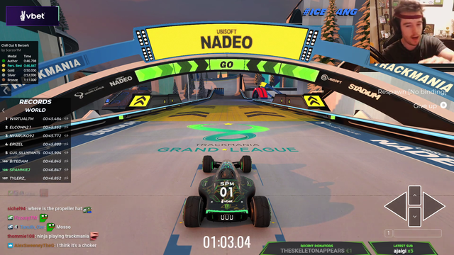 Wholesome Trackmania streamer finds out his girlfriend is pregnant on stream