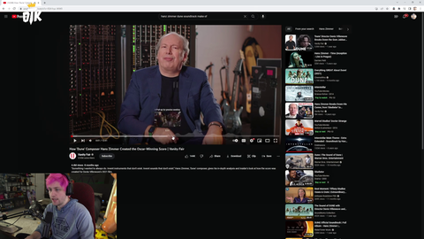 Soda recognizes the flute guy from the game awards