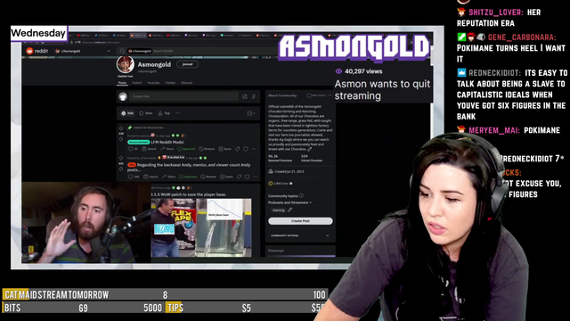 Kacey on Asmongold potentially quitting