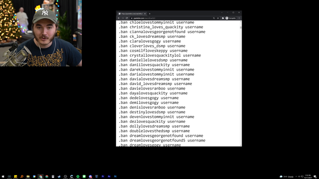 jschlatt - schlatt bans half his chat