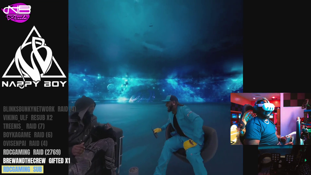 T-Pain watching T-Pain interviewing T-Pain