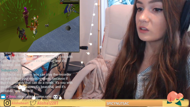 Alisha On Her Screen To Cam Ratio