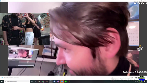 "Mizkif stop beating woman!"