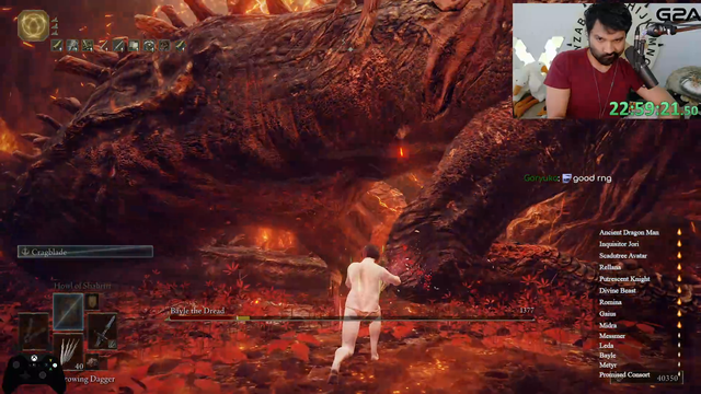 Ainrun defeats Bayle in the hardest Elden Ring challenge (1 HP and 1 Stamina)