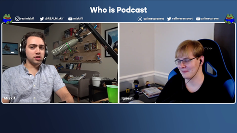 Maya's boyfriend host a Podcast