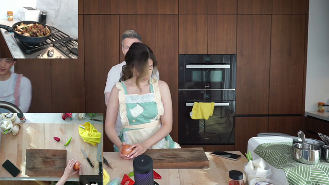 Pokimane dancing on Gordon Ramsay